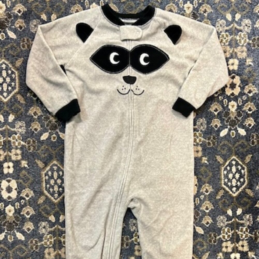 2 Pair Toddler Footed Pajamas